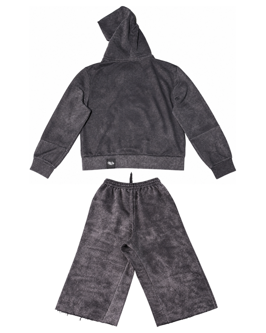 Game Day Lace-Up Hoodie & Shorts Set