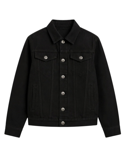 Dark Denim Jacket (Black)