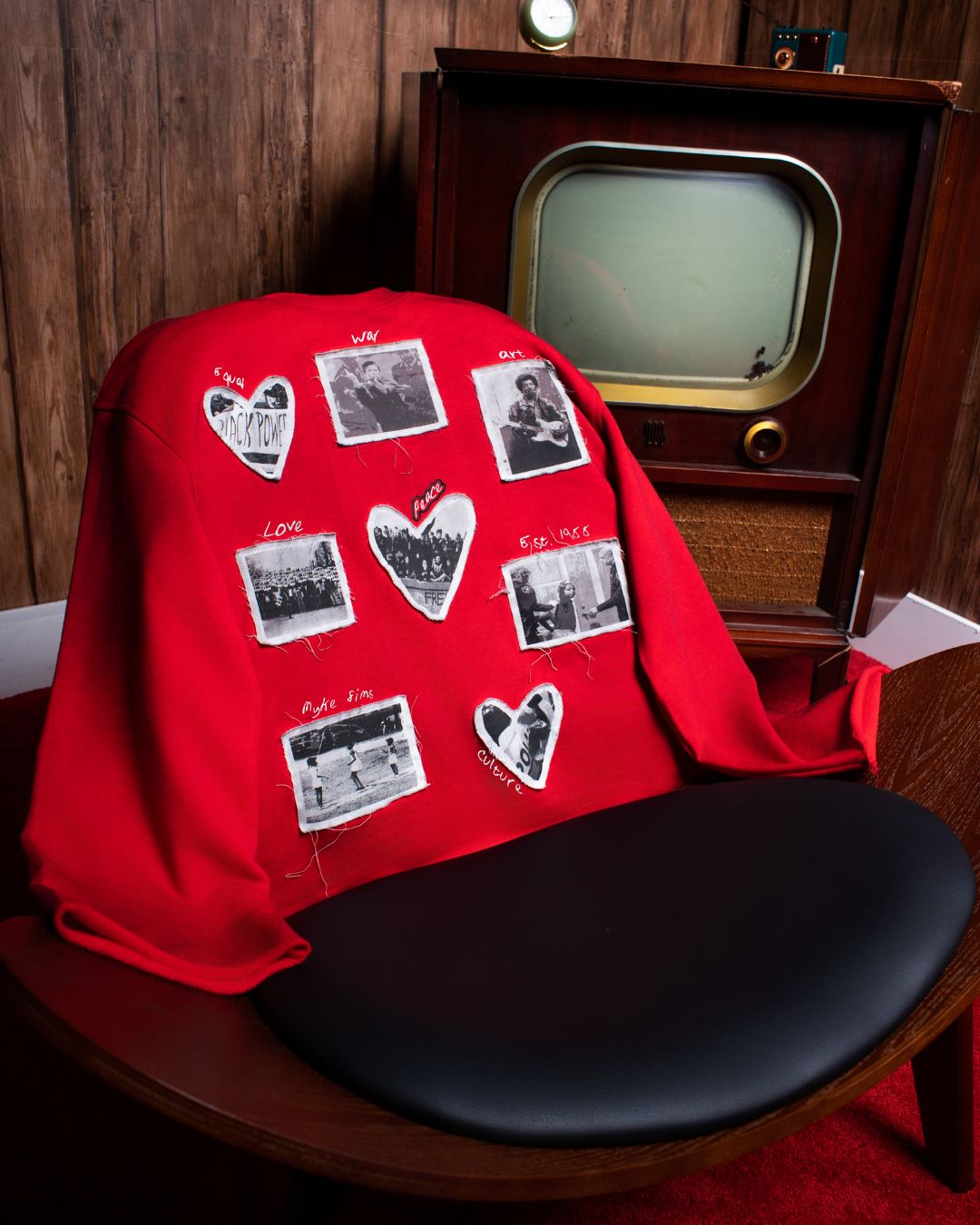 MYKE SIMS "History Book Crew” Sweater