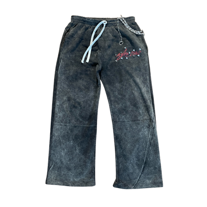 MYKE SIMS Vintage "Original Sin" Metal Heart Set + Wallet Chain