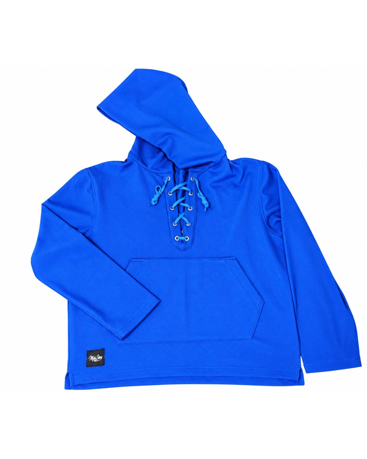 Overtime Lace-Up Mesh Hoodie