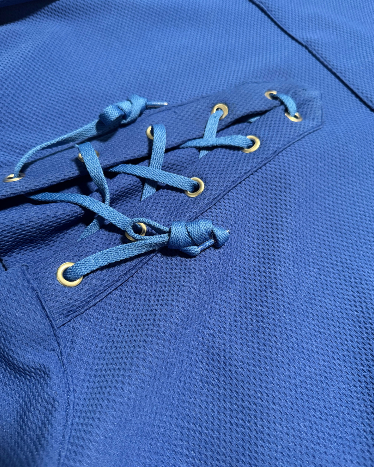Overtime Lace-Up Mesh Hoodie