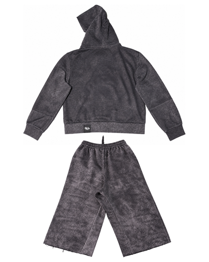 Game Day Lace-Up Hoodie & Shorts Set