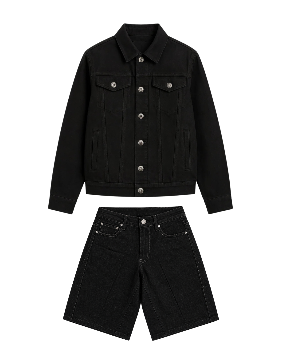 Dark Denim Set (BLACK)