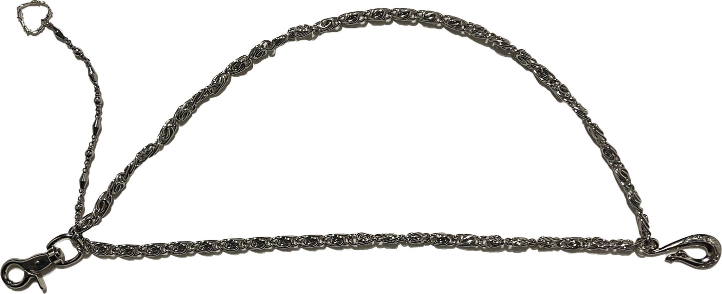 MYKE SIMS Vintage "Original Sin" Metal Heart Set + Wallet Chain